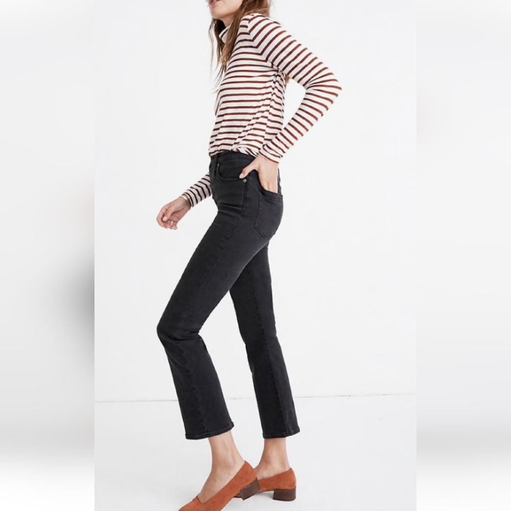 Madewell Women's Boot Cut Jeans - Black